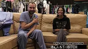 OMG, Yesenia Youso gets her pussy blasted with cum right in front of her step sister! 😱