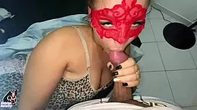 hot girl drinks all the gifted guys cum in a delicious oral