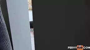 taylor blake caught spying leads to anal blowjob outdoors