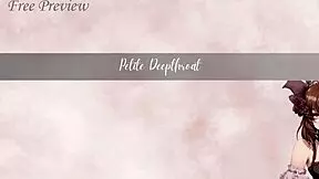 Deepthroat and cum in mouth with lola bunny cosplay.