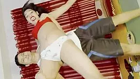 couple's homemade sex tape with loud orgasm and rumpa21's wild fucking