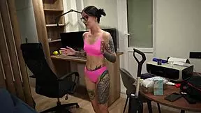 housemaid takes rough anal fuck and facial cumshot