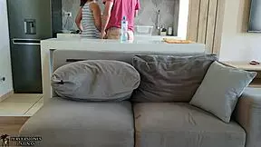 I Brought My Girlfriend to My Stepdad's House and Ended Up Fucking Her and Giving Her His Cum to Swallow