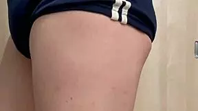 Tennis Club Girl in Disguised Skirt and Bloomers