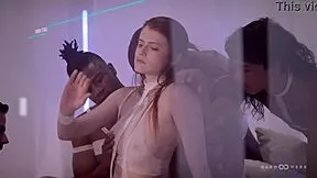 Hardwerk Hologang With Lucy Huxley In Interracial Orgy