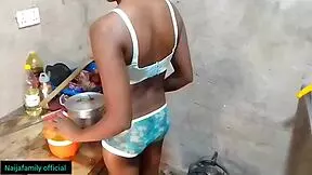 passionate sex with petite ebony girl with big panties