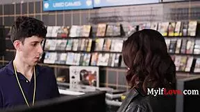 Busty Milf Randomly Blows Blockbuster Employee Sarah Arabic!