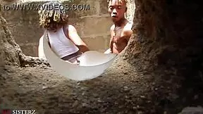 german milf bent over in public doggystyle