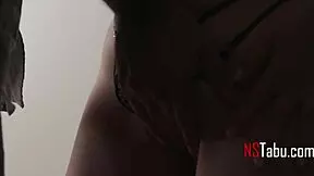 Curvy milf teaches tiny teen a real kiss, leading to fingering and licking her pussy.