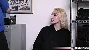 Pretty Blonde Shoplifter Teen Caught And Gets Fucked