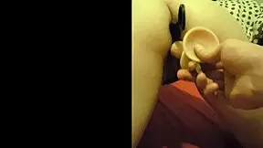 Babe Double Penetrated With Toys Gets Pussy Licked?