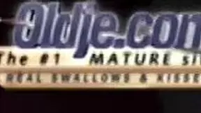 young amateur wife on her knees sucking and swallowing cum from grandpa after a hardcore pussy fuck