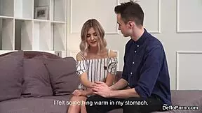 lovely sweetie stretches spread snatch and gets deflorated