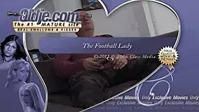 young amateur wife on her knees sucking and swallowing cum from grandpa after a hardcore pussy fuck