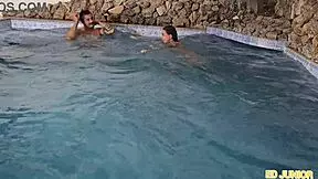 eva perez taking anal load in red sheer outfit 😈