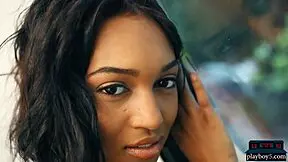 Amazing ebony teen 18+ noel monique reveals her petite 18+ body.