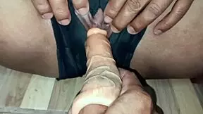 Watch Her Big Natural Tits Bounce As She Rides His