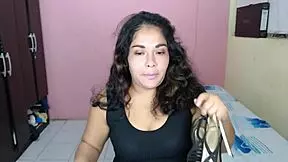 Latina Uses High Heels To Fuck Her Pussy And Asks Where You Came