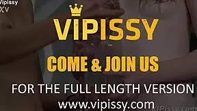 Piss drinking lesbians gulp down golden pee