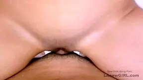 dazzling brunette model gets fucked during audition