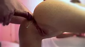 Pau Grosso Gozou no Meu Cuzinho Apertado Creampie Anal