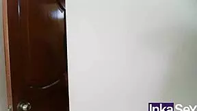 Andrea Andrade's Busty Teen Body Tricked by Fake Trainer in Peruvian Jungle