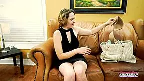 Brunette hottie nikki p sucks a cock and gets her wet pussy and ass fucked