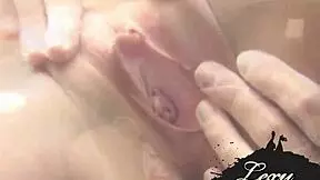 lexy lohan fingers her pussy in jacuzzi