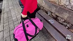 Sex For Money With Razy Girl Latina Fucks Stranger!