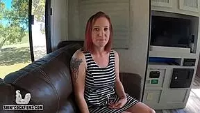 Stepson impregnates Christian stepmom with shiny cock.