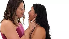Brunette lesbian, why lick girlfriend's armpit then pussy?