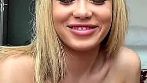 Hey, watch this petite blonde scream in pov missionary, cum splashing her face after rough doggy 😈