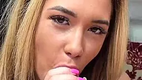 Hey, watch this petite blonde scream in pov missionary, cum splashing her face after rough doggy 😈