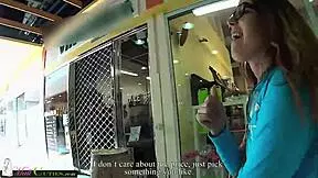 Mallcuties shy teen girl masturbates publicly in shop with horny friends 😏