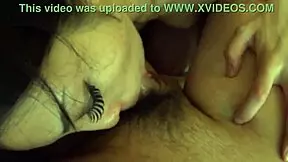 Angela feels deep pleasure rubbing dick on tits before oral climax