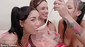 p-love 5 starring sensual brazilians elisa santos eva perez and jenifer lol puk3 anal and milk enemas