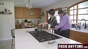 Stepdaddy maintains freeuse relationship with stepdaughter and wife