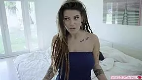 stunning stepsister sucks n ride stepbro