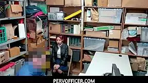 pervofficer - hot asian milf christy love fucks security guard to free virgin stepdaughter from shoplifting charges 😘