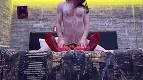 Stepsister shares hotel room with friend for a quiet stay