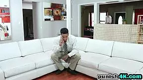 Punish Teen Ally Berry Riding In Garage