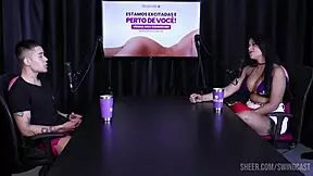 Watch tifany rocha bruna a surfistinha and fabr�cio nunes in sheer red lingerie group sex