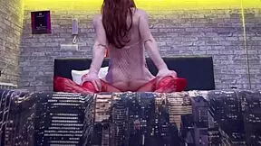 Stepsister shares hotel room with friend for a quiet stay