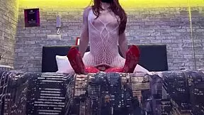 Stepsister shares hotel room with friend for a quiet stay