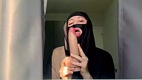 The slutty muslim teacher deepthroats her student in a homemade session.