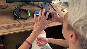 Deprived a cute boy with a huge dick of his virginity, his stepfather made me squirt