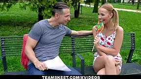 Teen Poppy with braces and pigtails gets hardcore fucked