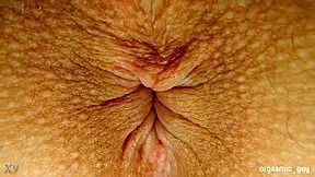 Anal Orgasm With Contractions Close Up