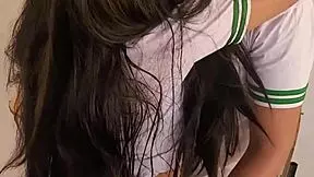 Schoolgirl Penetrated Without Condom in Empty Classroom, 18-Year-Old Homemade Fuck