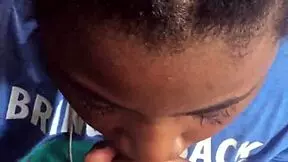 hey, check out this teen suckin my dick in the rain, it's so hot and wet with her mouth all over it!